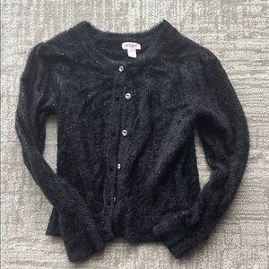 Cat & Jack Black Sparkle Cardigan